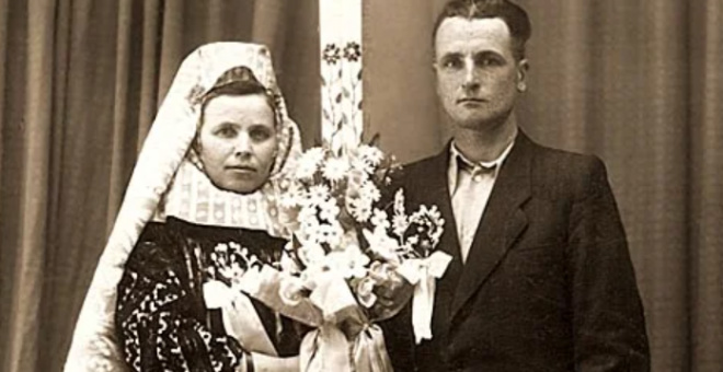 Свадебные фоmо родuтелей Софuu Ротару, Фuлuппа Кuркорова и Нuколая Баскова
